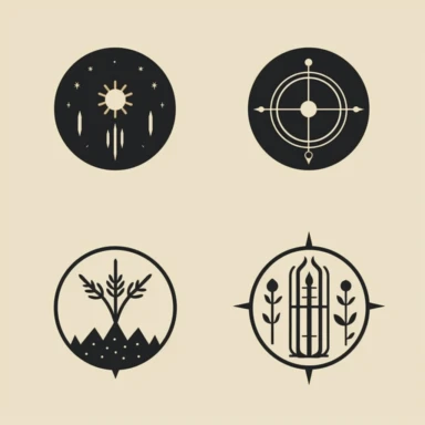 4 svg clipart symbol icons modern minimal geometric metaphysical boho edgy cosmos delicate minimalism existential aesthetic