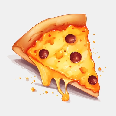 cheese pizza clipart
