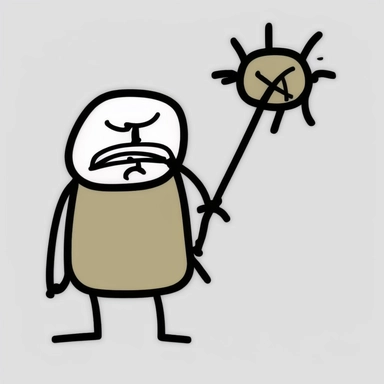 angry stick figure clipart