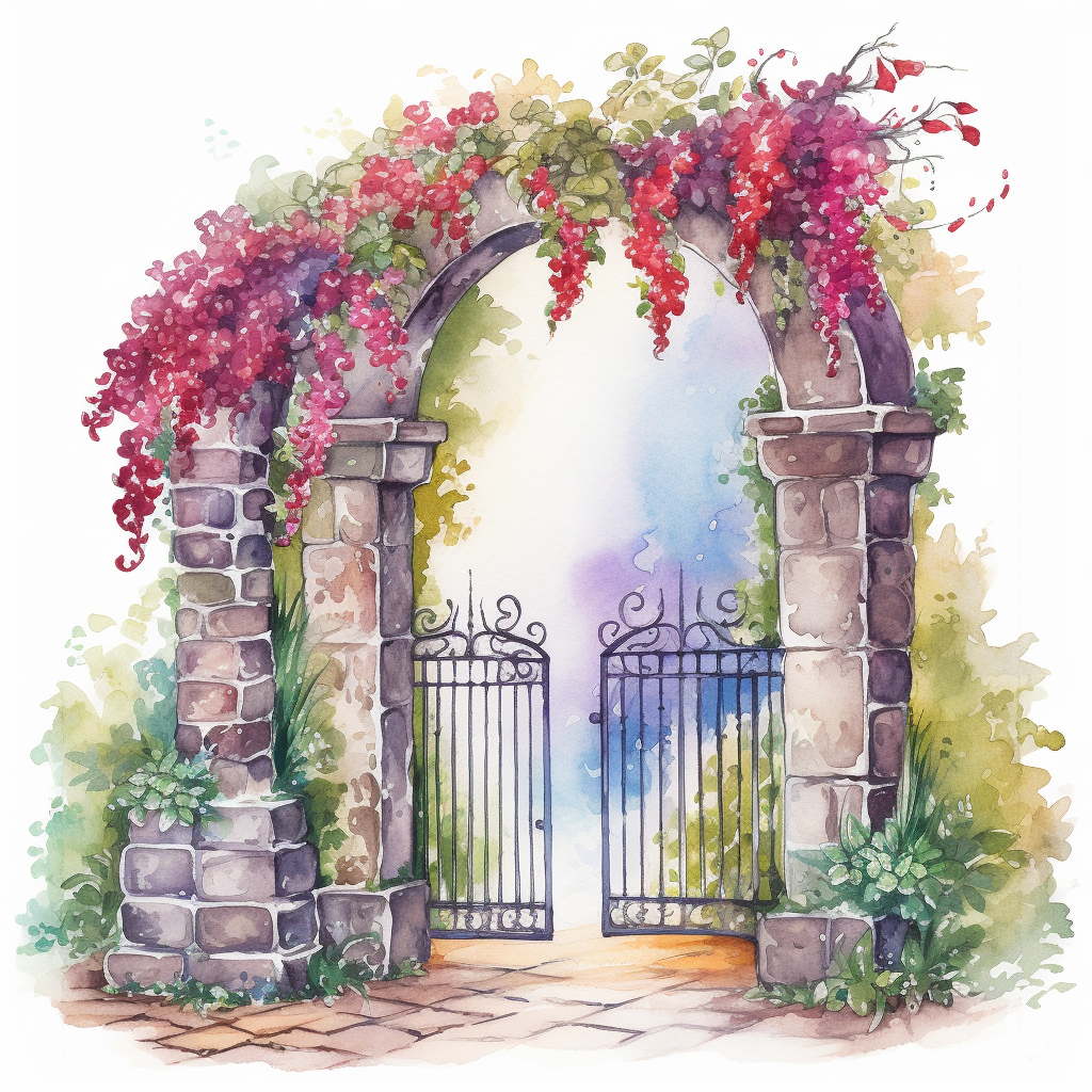 flower garden clipart
