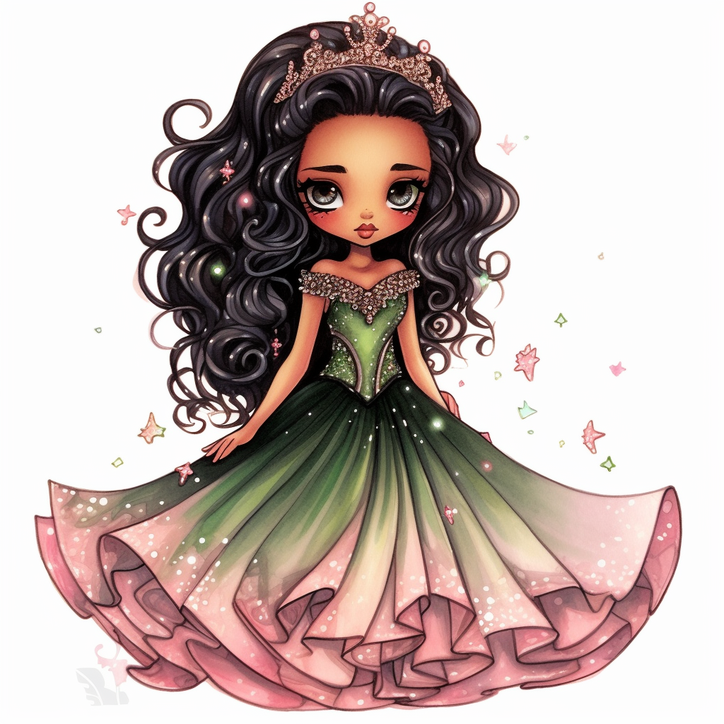 girl dressing cliparts