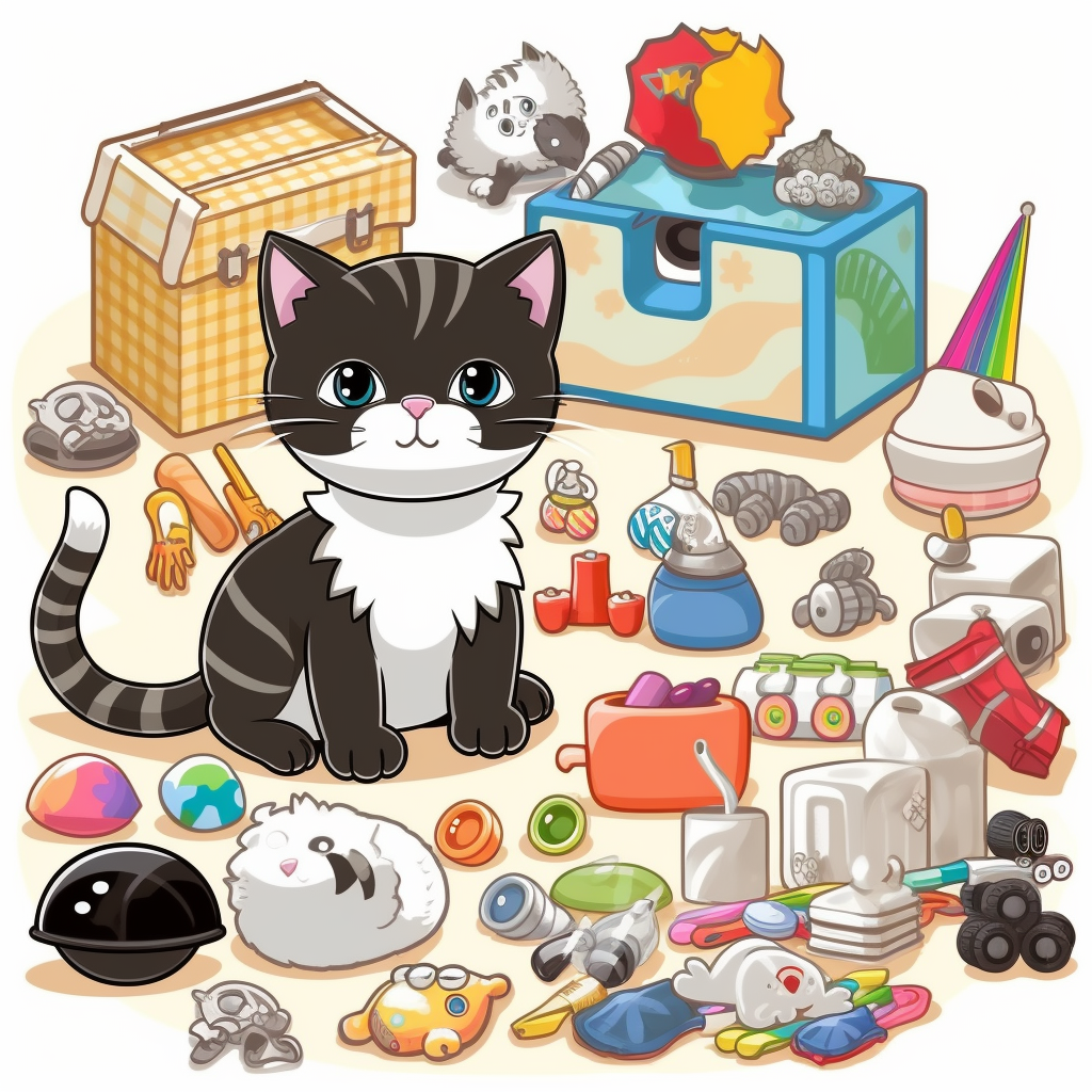 cliparts cat toy