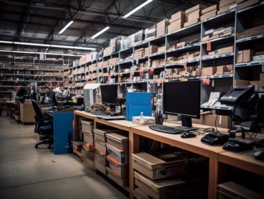 The desk in a notebook wholesale warehouse is equipped with various tools and supplies necessary for efficient work. Some of the essential items you may find on the desk include: 1. Computer: A desktop or laptop computer is essential for managing inventory, processing orders, and performing other administrative tasks related to the notebook wholesale operations. 2. Office software: Software applications like spreadsheet programs, inventory management systems, and order processing tools are used 