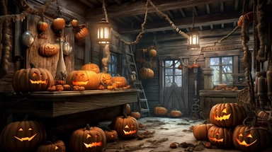 Halloween for Holiday clip art realistic photography, Higher coherence, Improved sharpness, accuracy, perfect look, perfect lighting, center of frame, ultra HD, 8k, Full body, OC renderer, sweet,sweet, dynamic background,(no unwanted borders or text artifacts)
