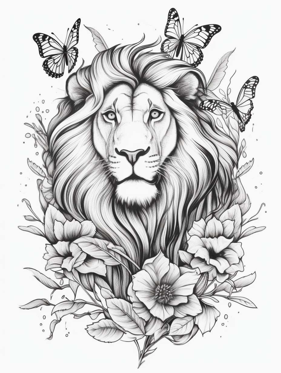 lion clip art