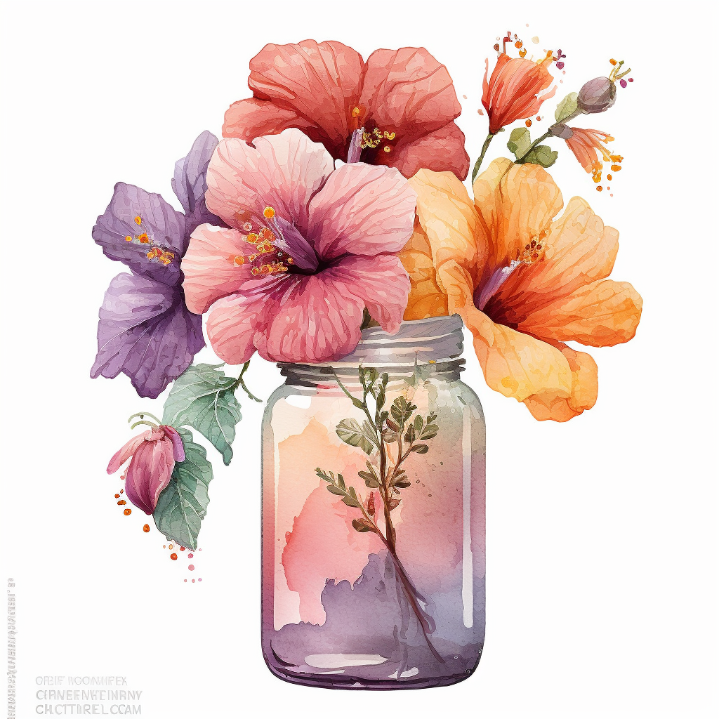 hibiscus flower clipart