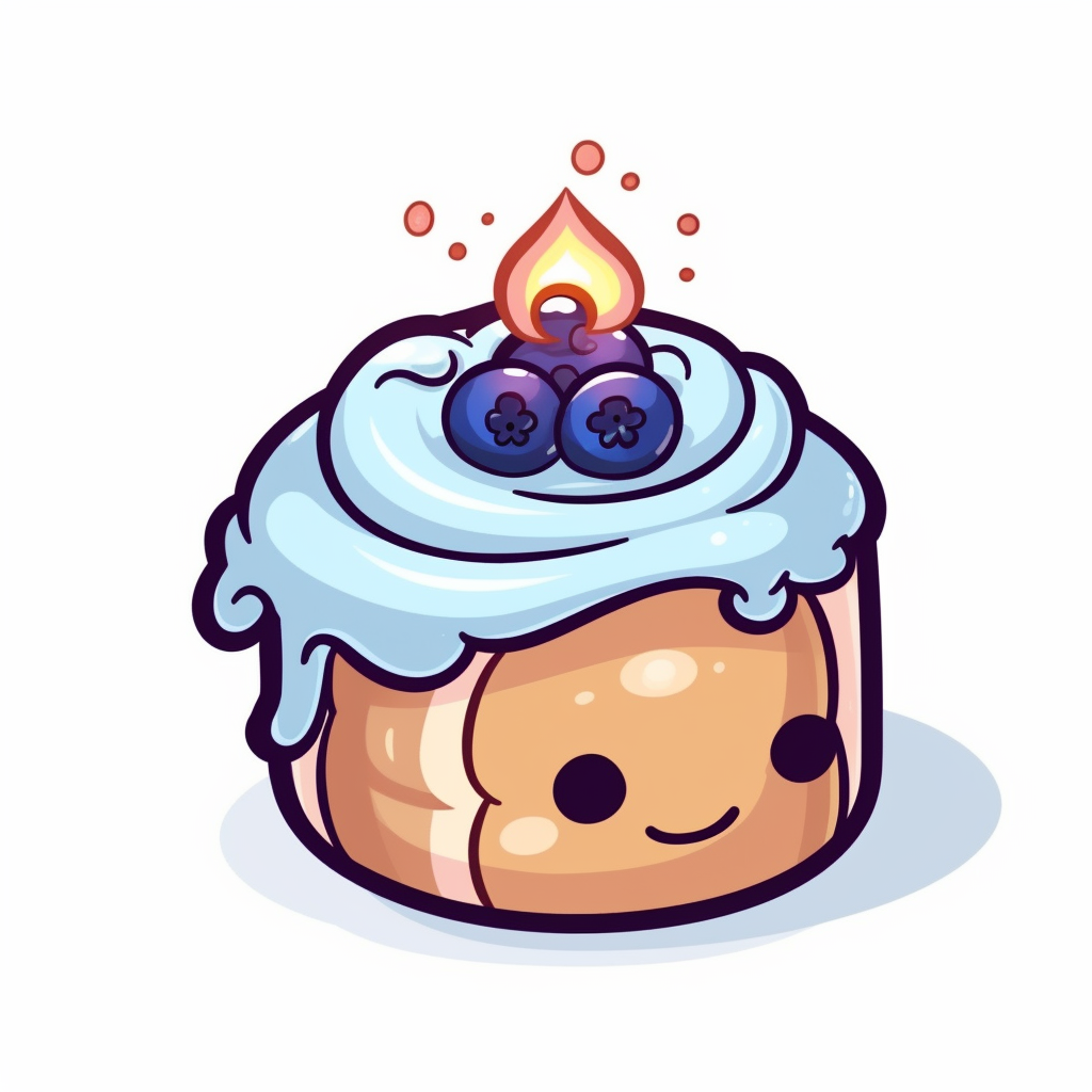 cinnamon roll clipart