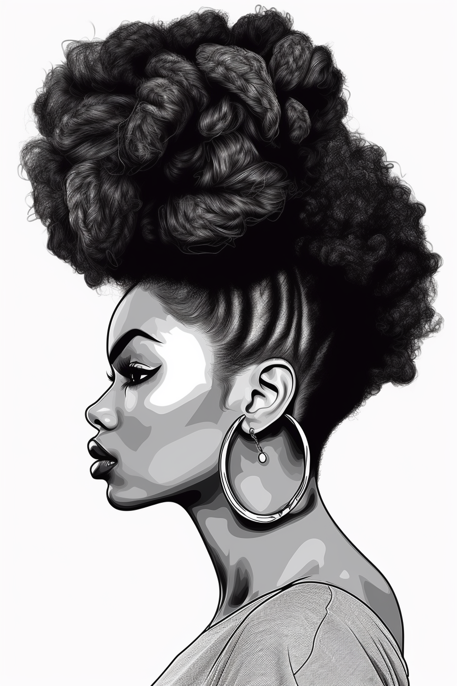 hairstyling cliparts