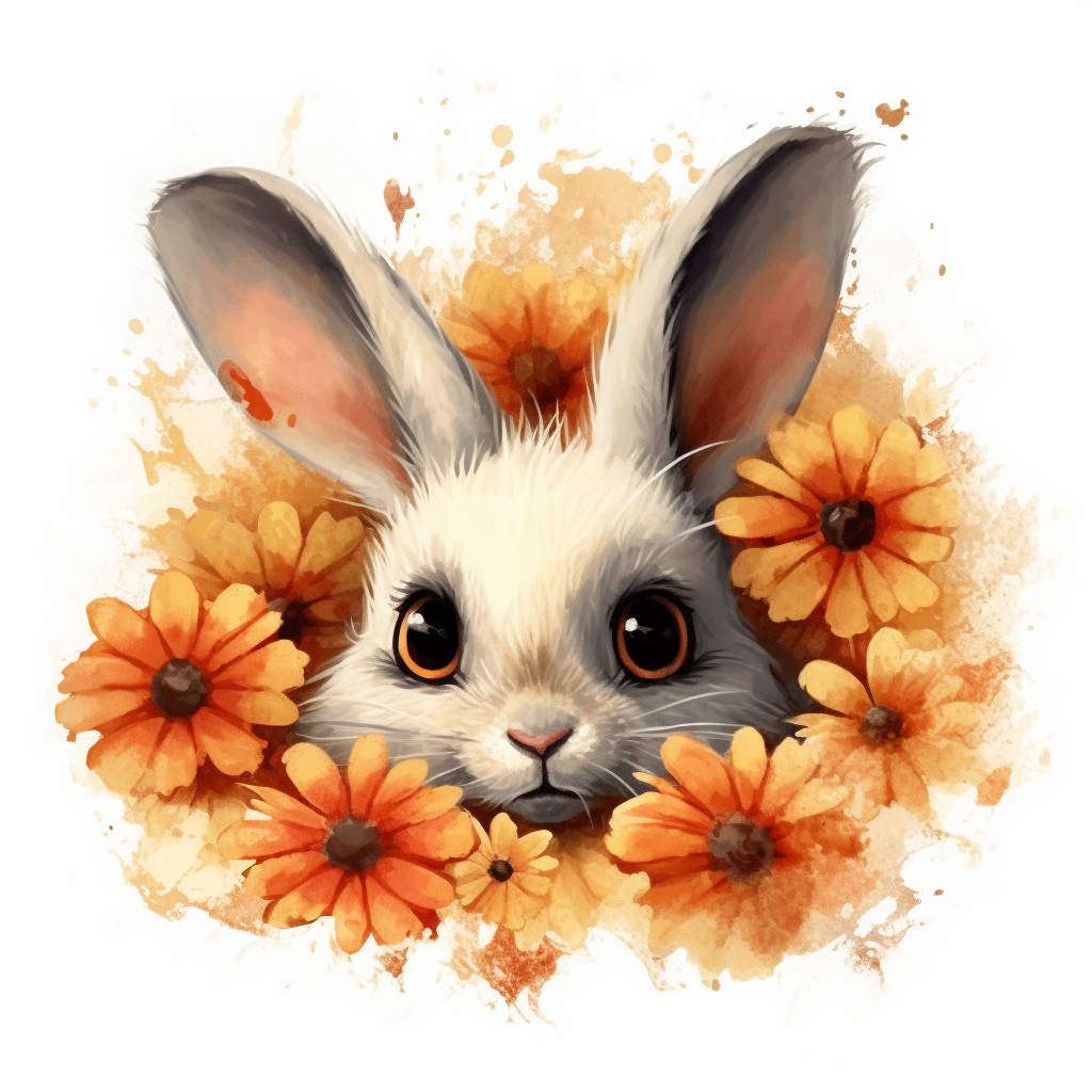 friendly bunny cliparts
