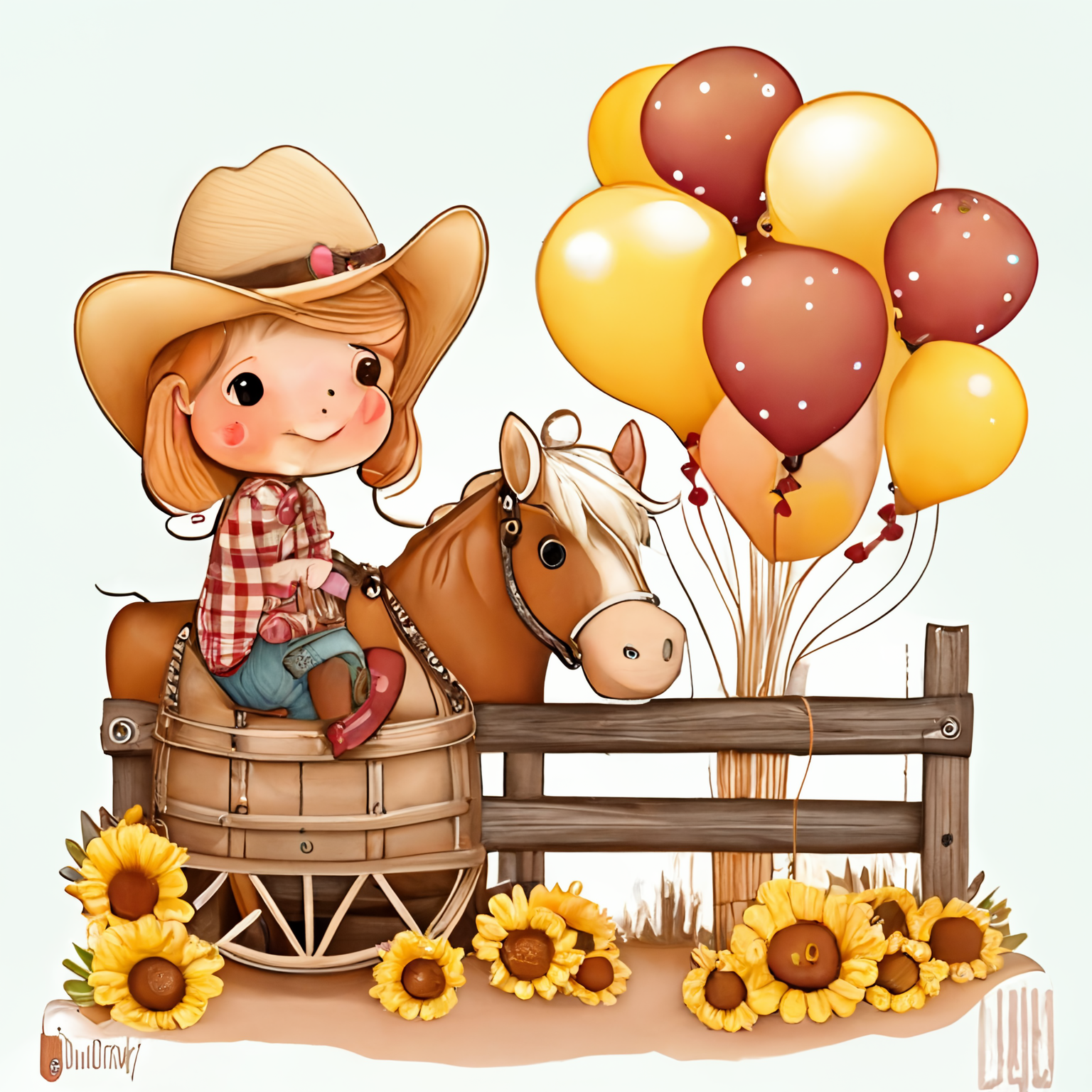 cowgirl cartoon cliparts