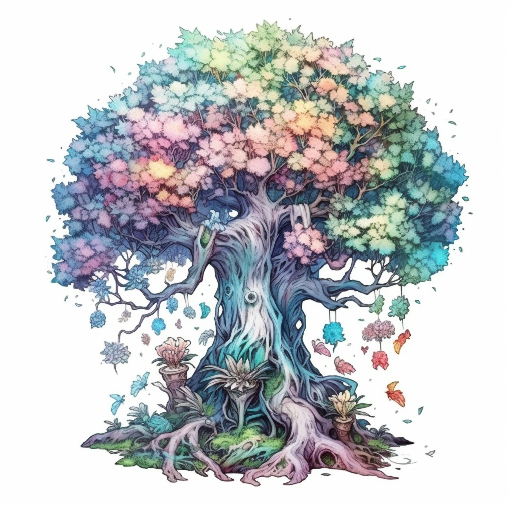 beautiful trees cliparts