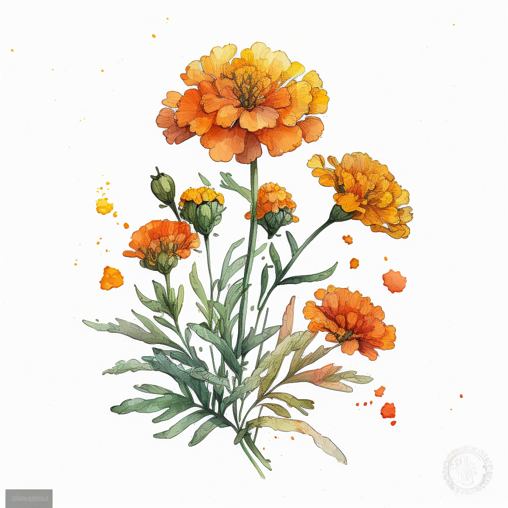 marigold cliparts