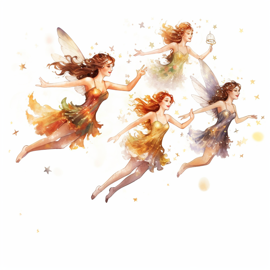 fairy flying cliparts