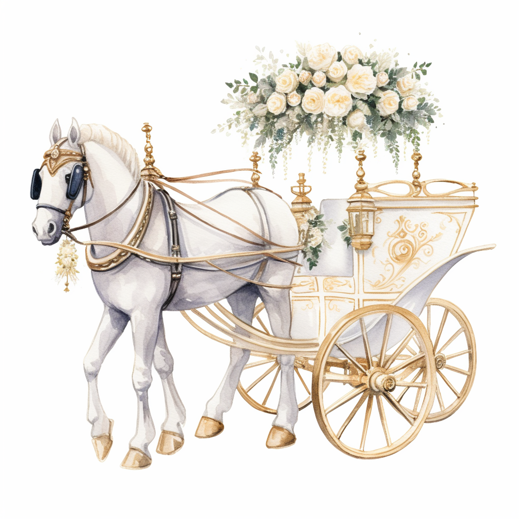 gold horse cliparts