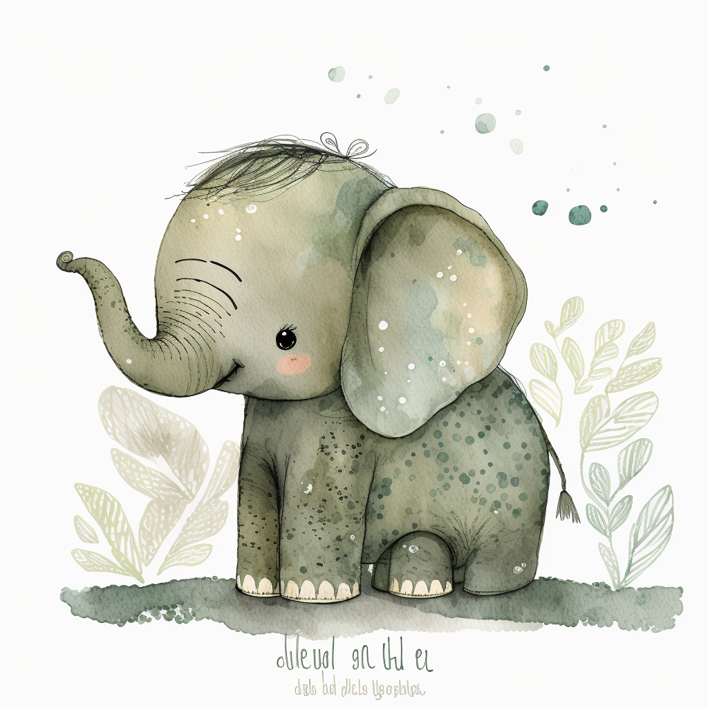 green elephant cliparts