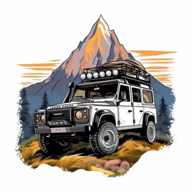 Offroad SVG, Camping Decal Travel Wild Compass Flowers Mountains, Adventure Car 4x4 Vehicle Wrangler Truck clipart, hd, white background