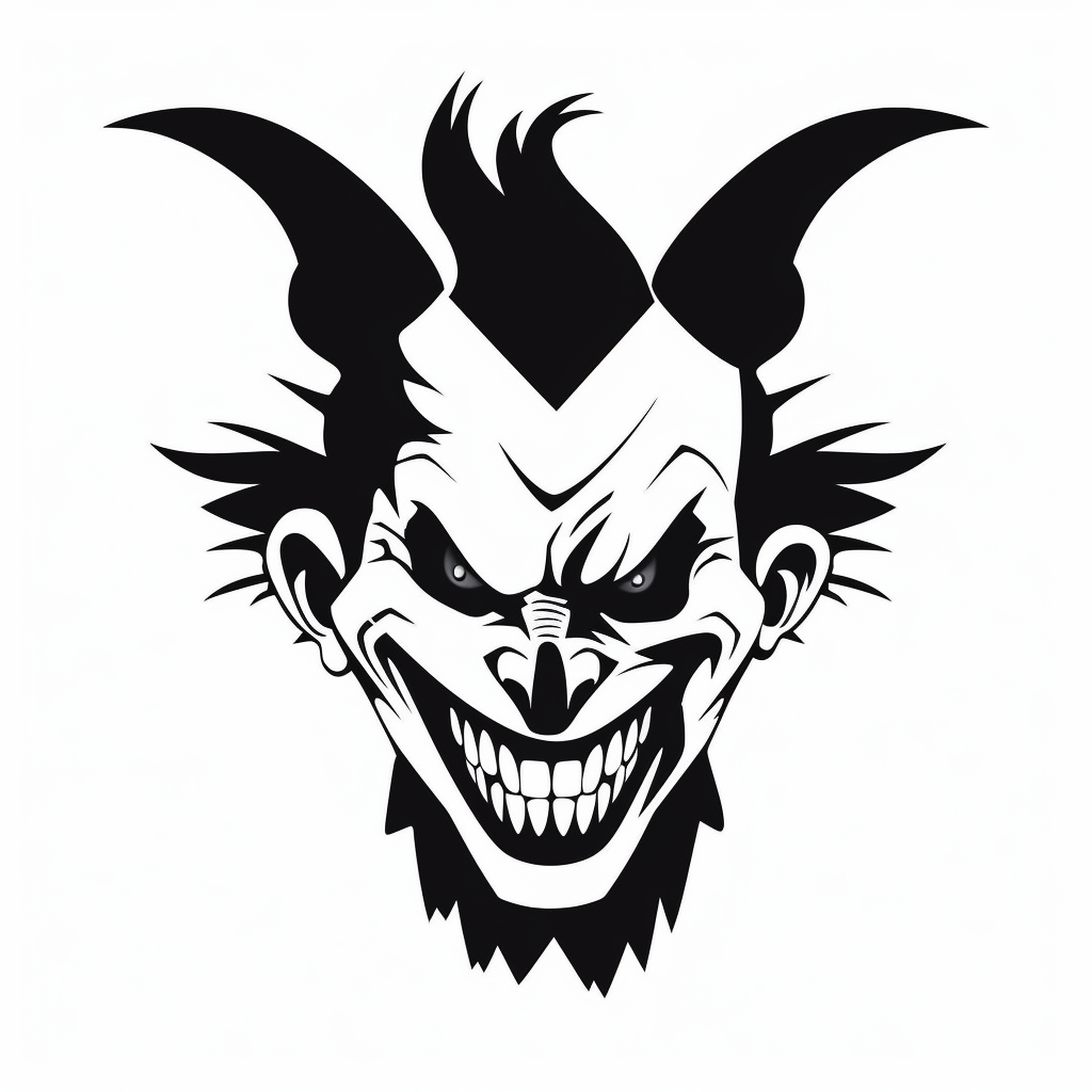halloween clown cliparts