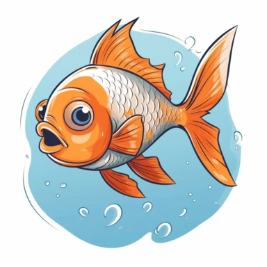 Por favor, crie um clipart de um peixe simples com fundo branco. O peixe deve ter um formato suave e elegante, com detalhes mínimos. Certifique-se de que o peixe esteja bem definido e que o fundo seja totalmente branco. Este clipart será usado para adicionar um toque de diversão e natureza em designs de cartazes, convites e materiais relacionados à água e ao mar.