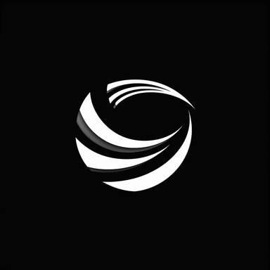 car company logo, very simple, vector art, clipart, black and white, minimalism