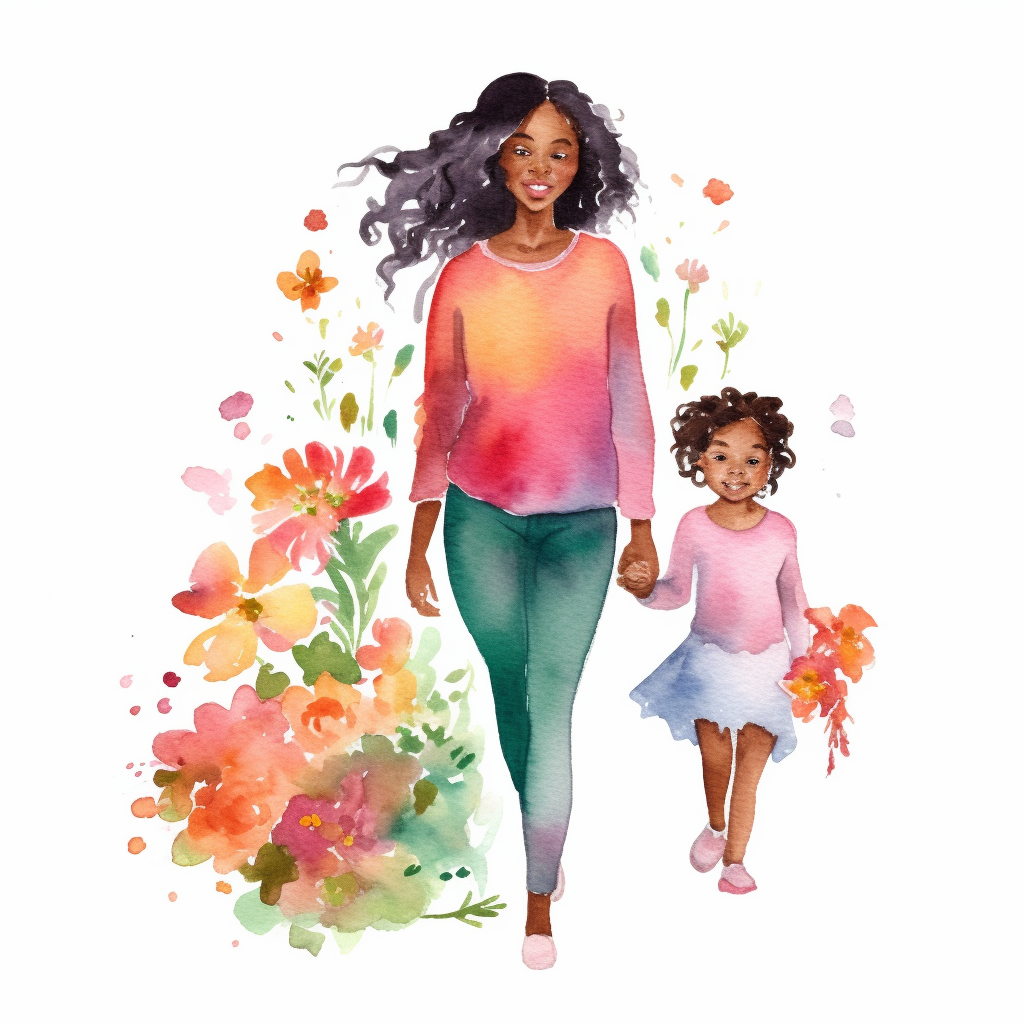 black mother cliparts