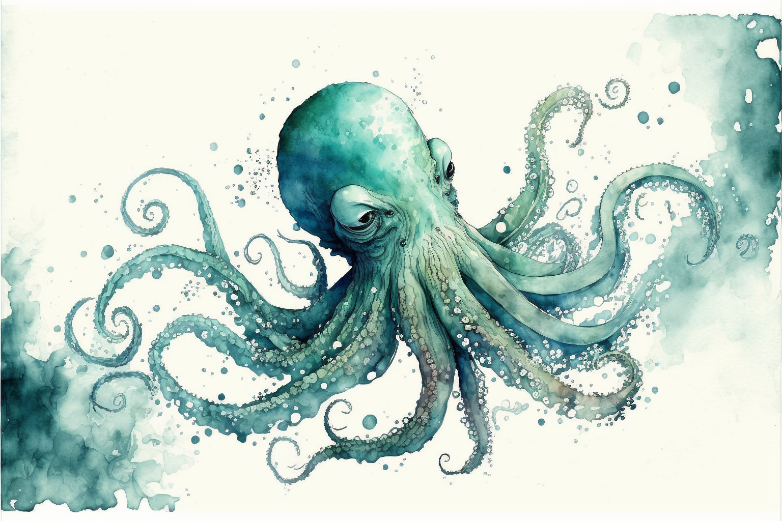 octopus drawing cliparts