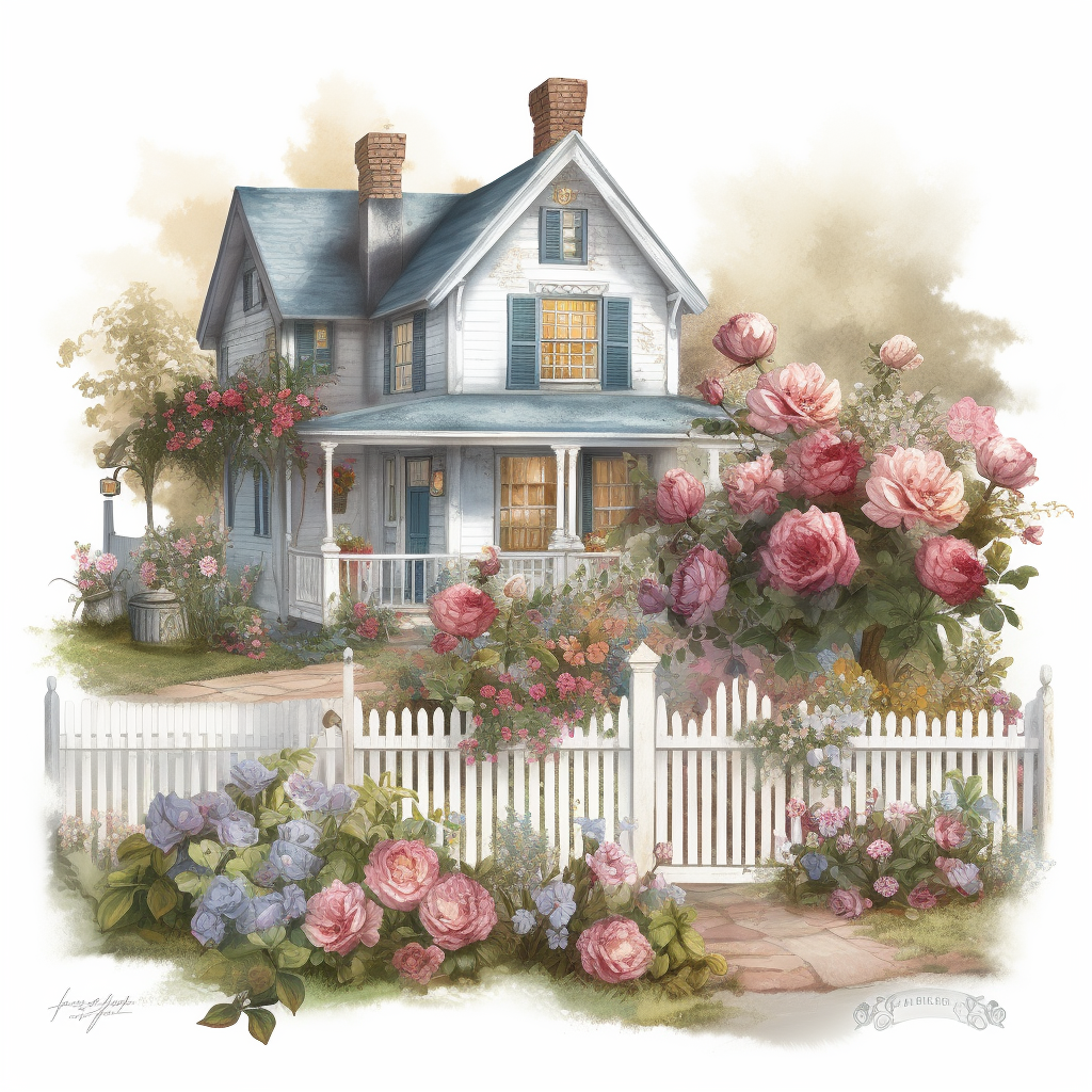 garden line cliparts