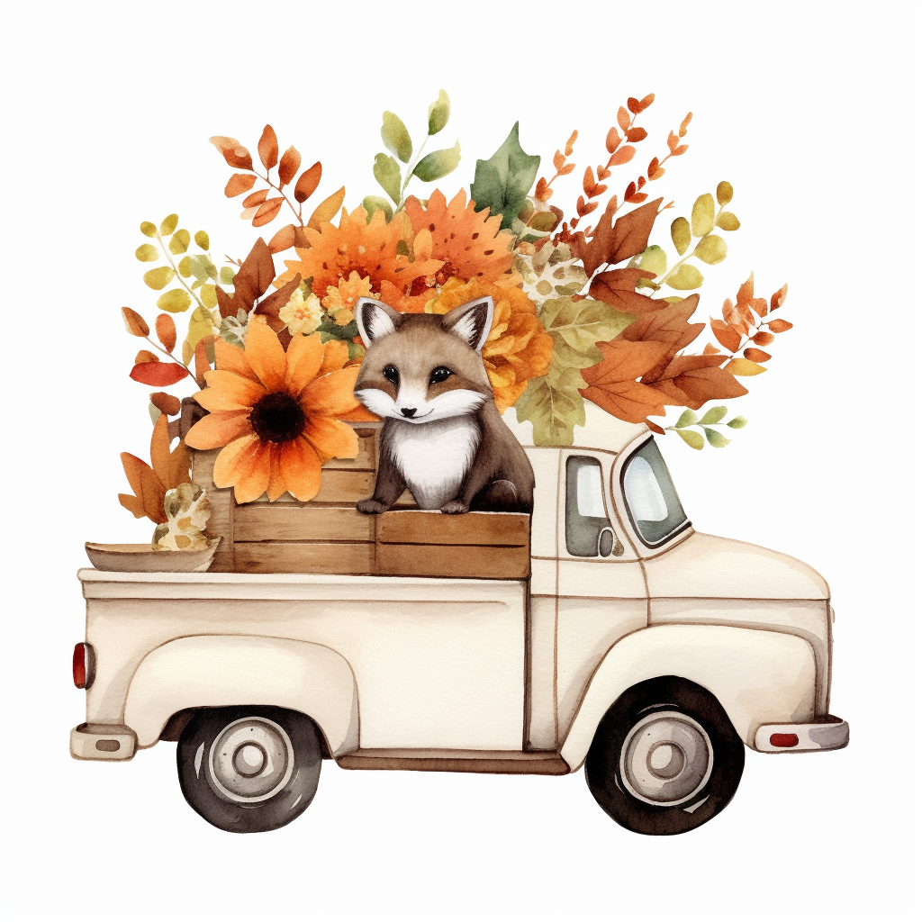 fall flowers cliparts