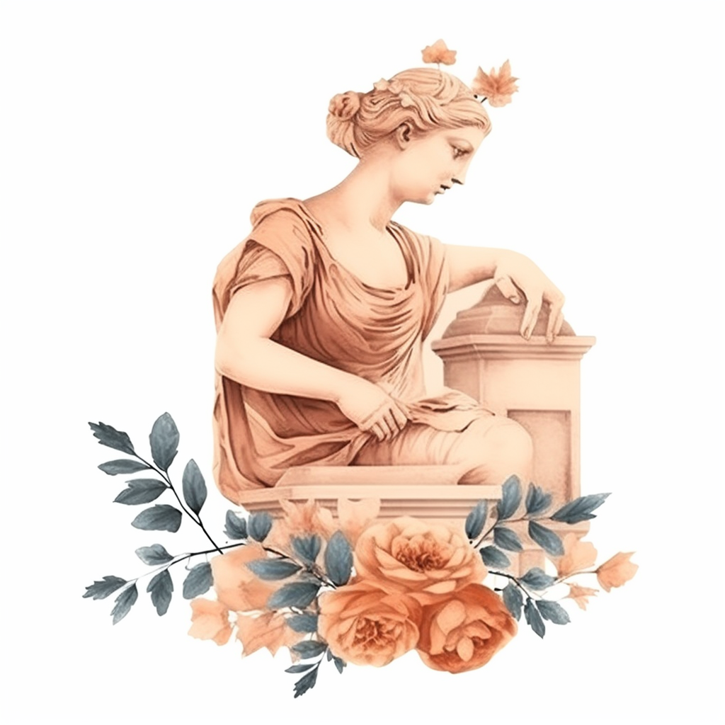 greek statues cliparts