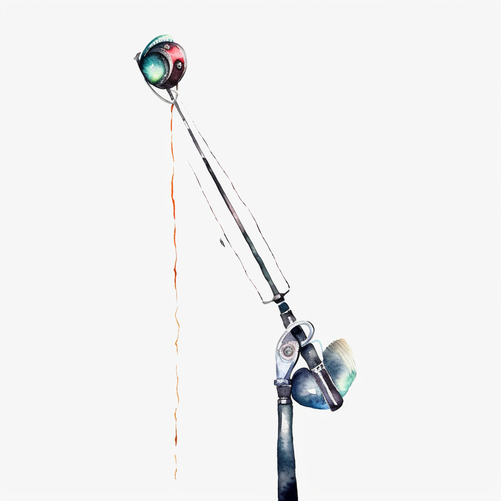fishing pole clipart