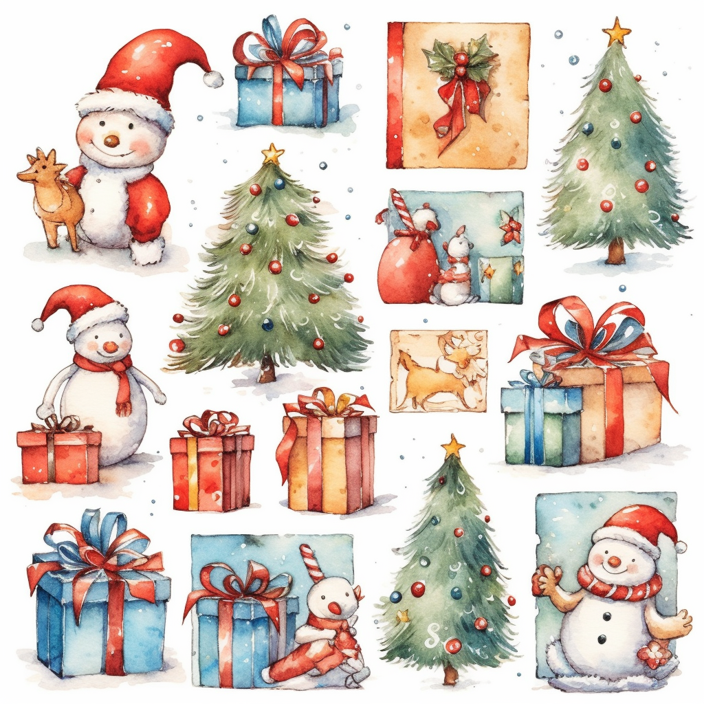 christmas stars cliparts