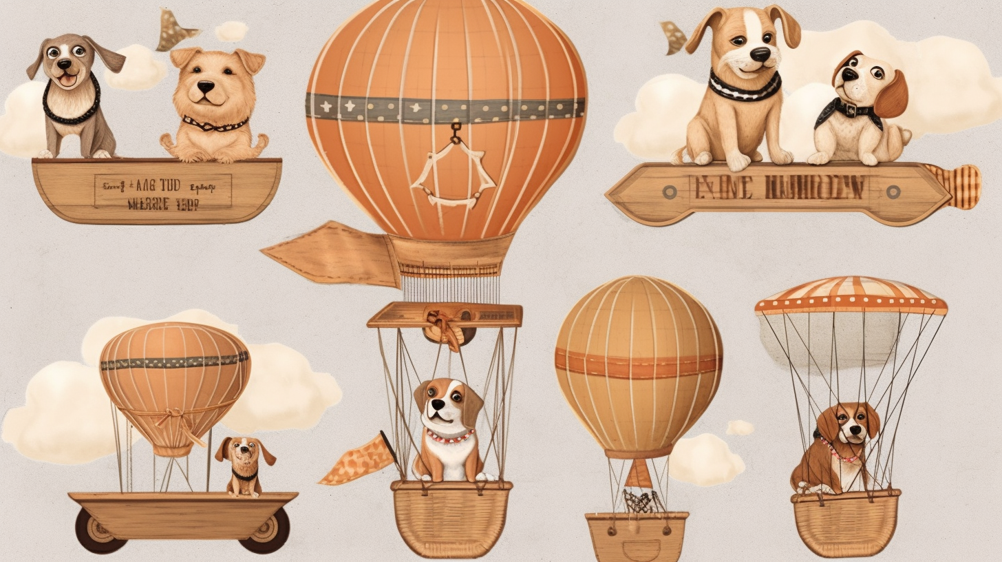 balloon dog cliparts