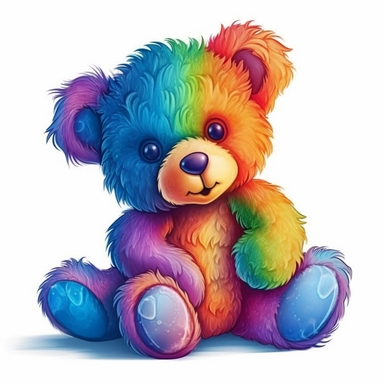 vivid teddy bear clipart