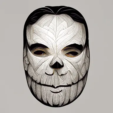 halloween mask clipart style