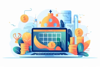 revenue optimization, online marketing clipart