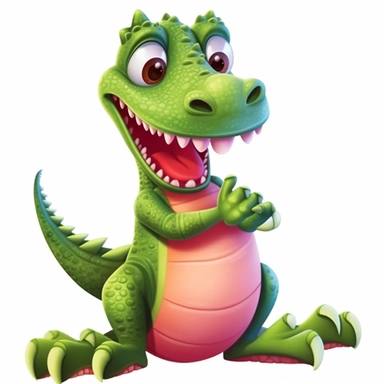 Baby Alligator Clipart