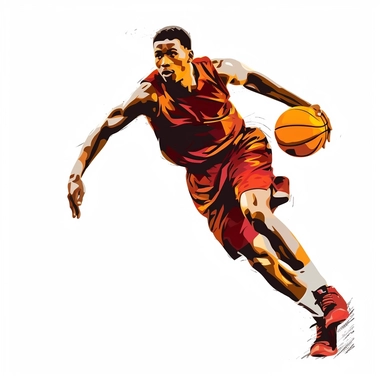 basketball player clipart