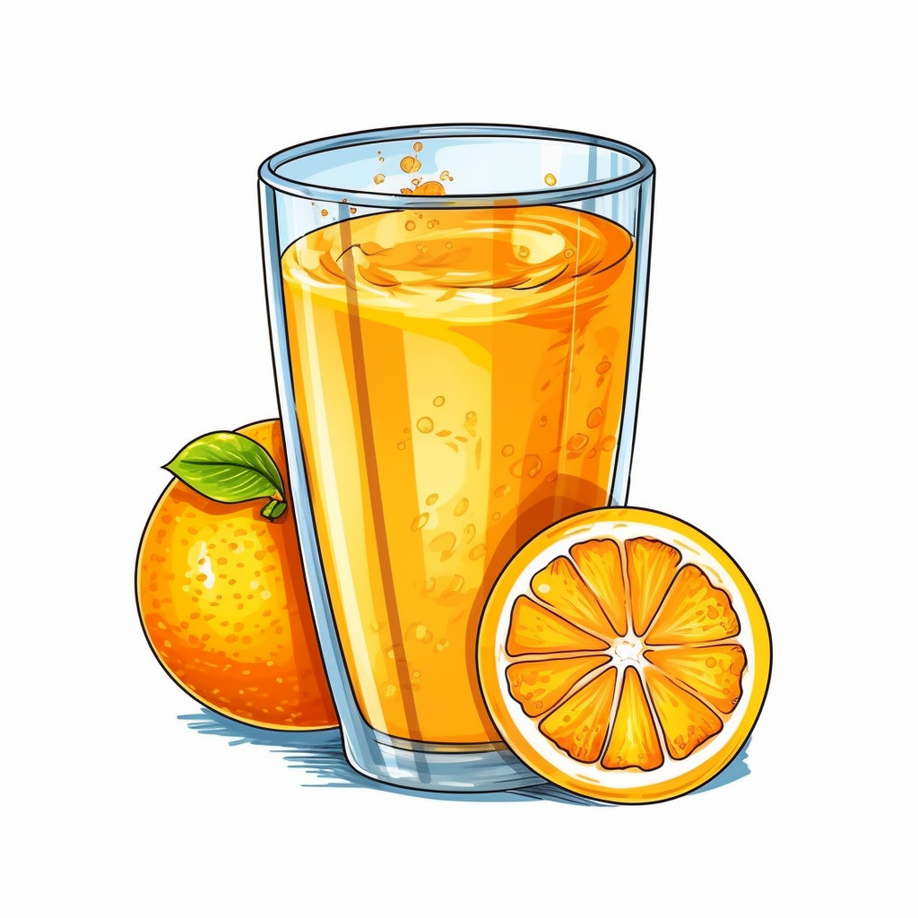 orange juice cliparts