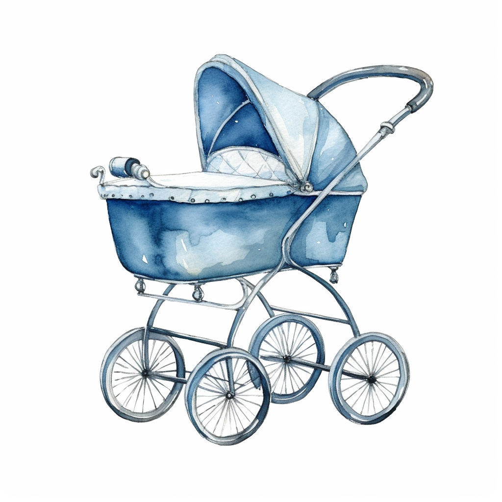 baby carriage clipart