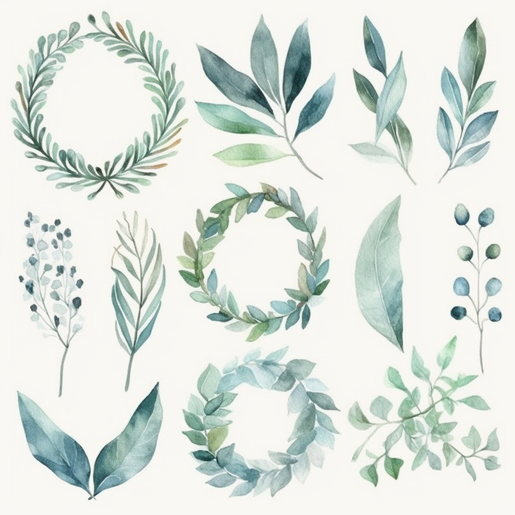 laurel wreath cliparts