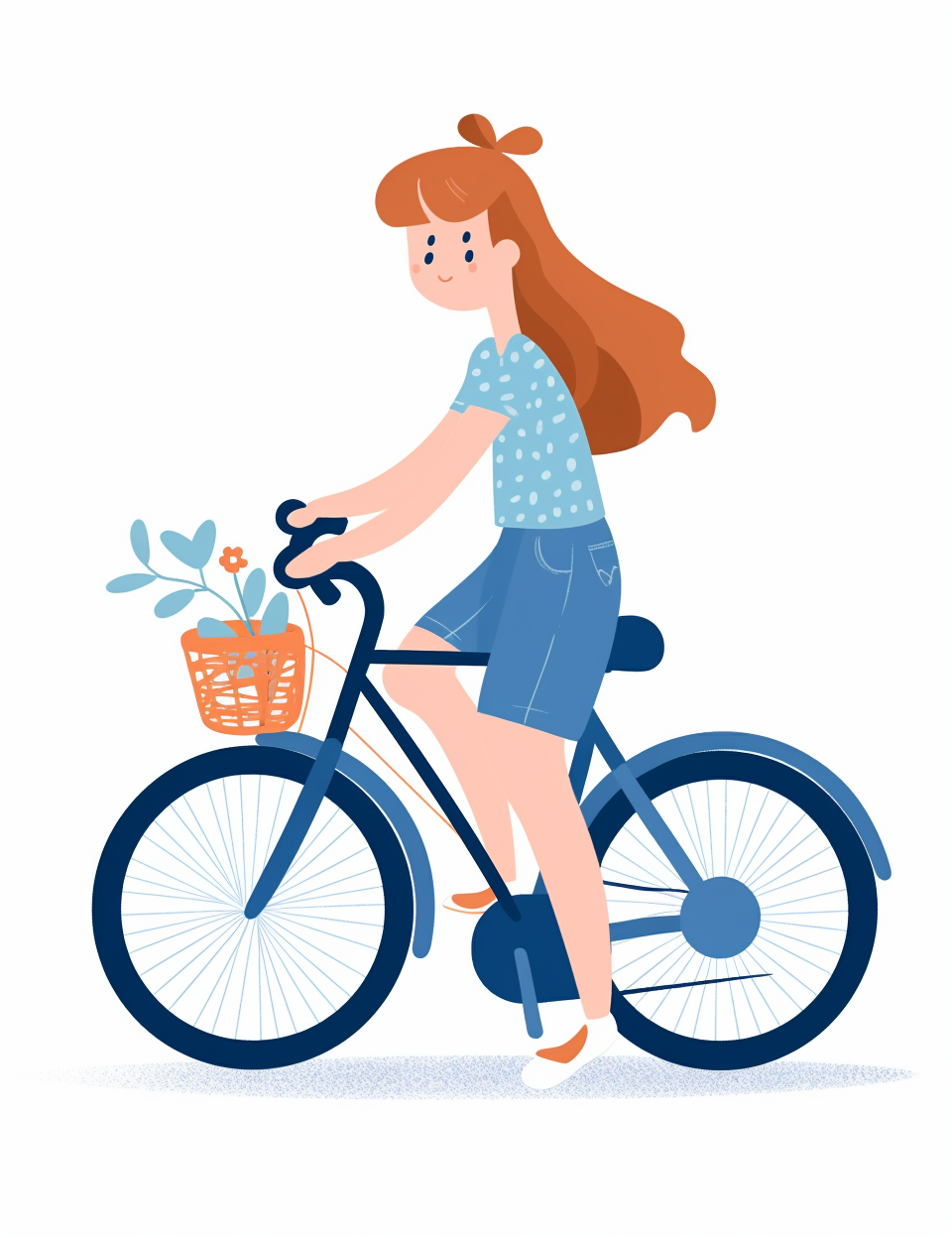 bicycle blue cliparts