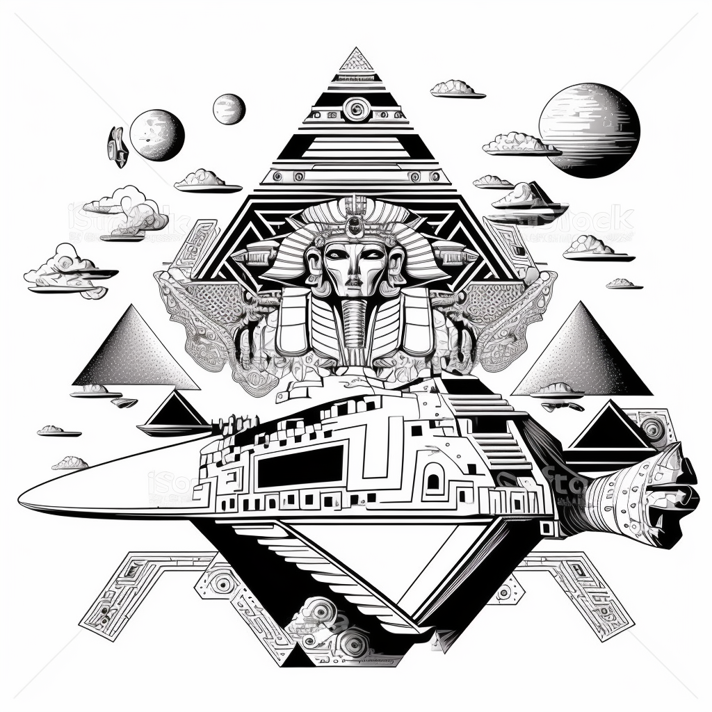egyptian pyramid clipart
