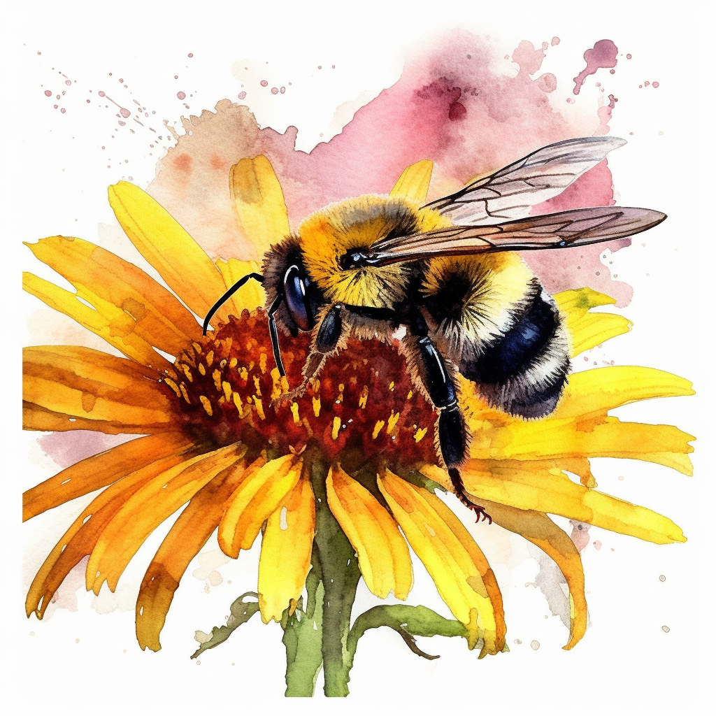bumble bee clipart