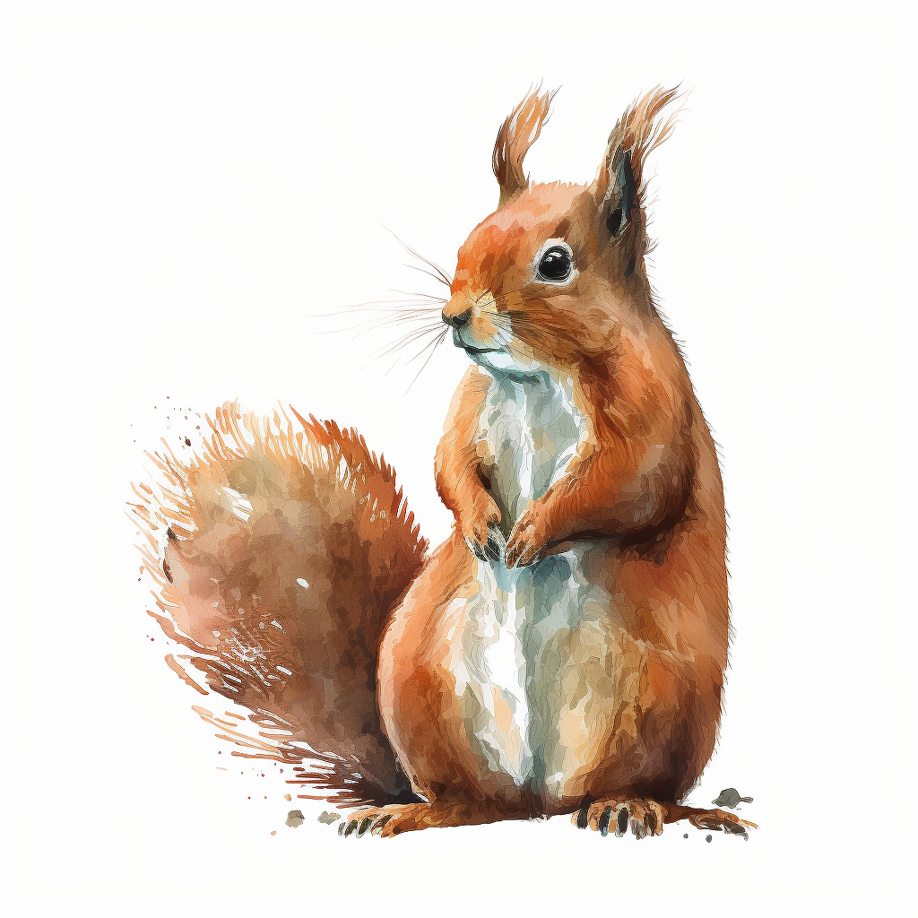 animated squirrel clipart