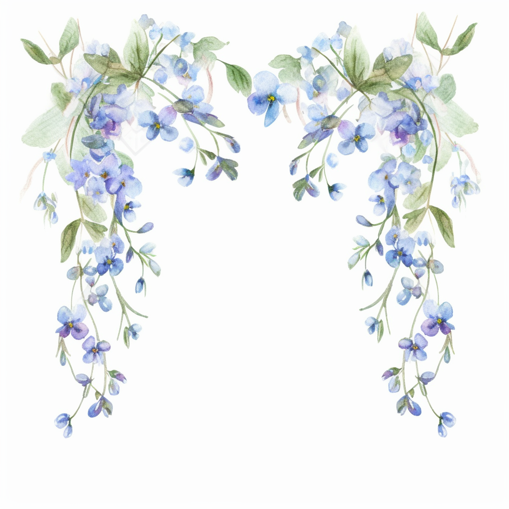 flower border clip art