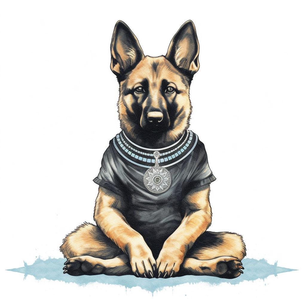 german shepherd clipart