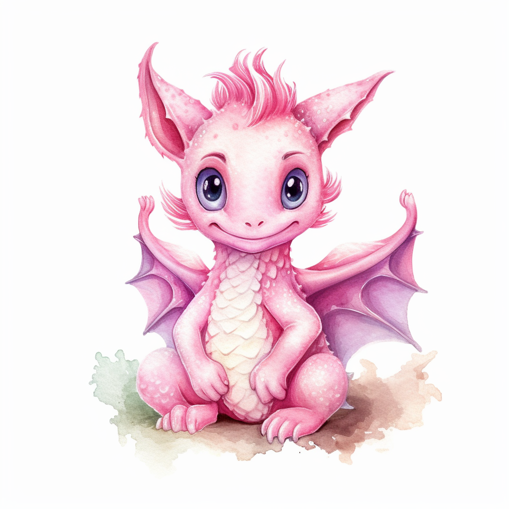 baby dragon clipart