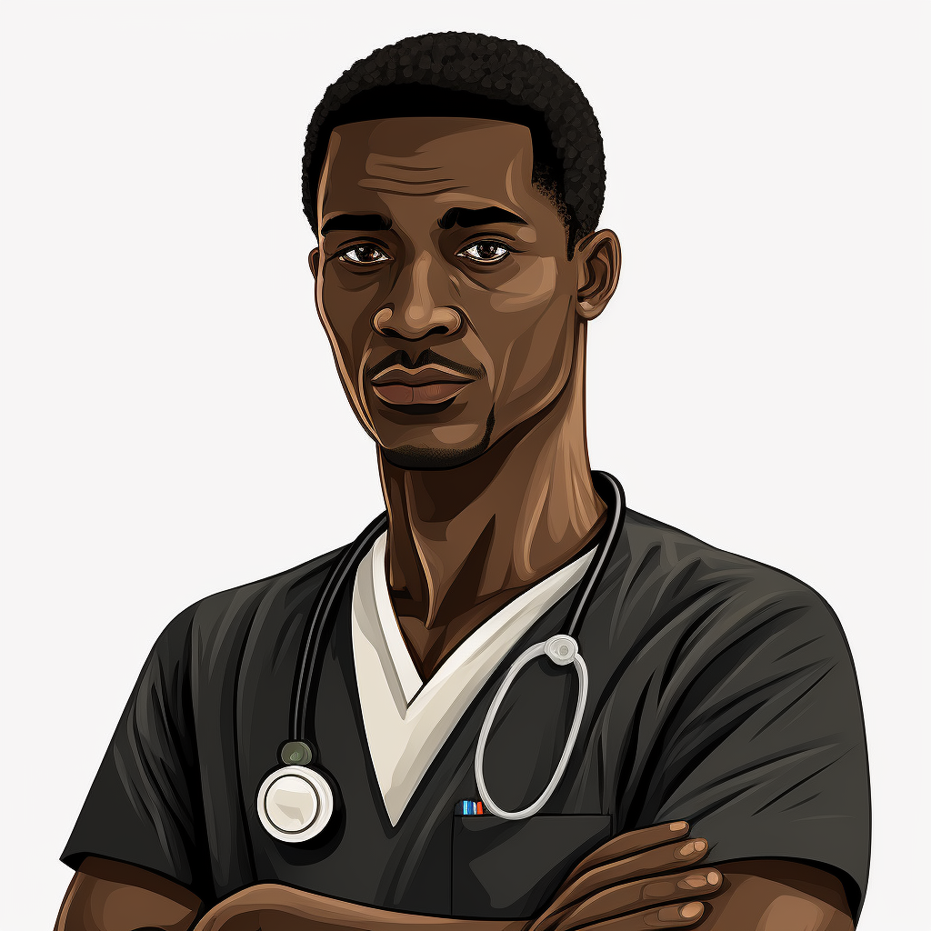 male nurse clipart