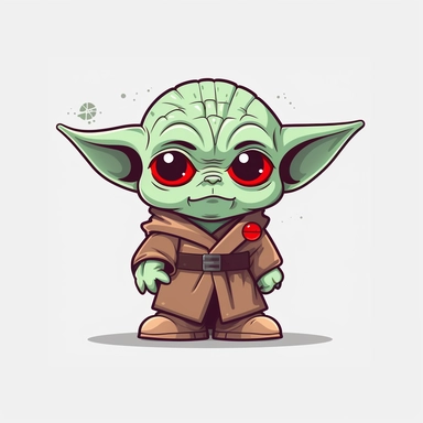 star wars character, animated, high resolution, clipart, colorful