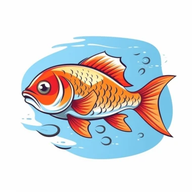 Por favor, crie um clipart de um peixe simples com fundo branco. O peixe deve ter um formato suave e elegante, com detalhes mínimos. Certifique-se de que o peixe esteja bem definido e que o fundo seja totalmente branco. Este clipart será usado para adicionar um toque de diversão e natureza em designs de cartazes, convites e materiais relacionados à água e ao mar.