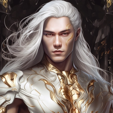 8k portrait of handsome chinese male cyborg with long white hair:1.1), muscle boy, intricate, elegant, highly detailed, majestic, digital photography, art by artgerm and ruan jia and greg rutkowski surreal painting (gold filigree), (masterpiece), sidelighting, (finely detailed beautiful brown_eyes:0.8), hdr, (colorful and vibrant:1.2), mystical colors, <lora:add_detail:0.4> <lora:detailed_eye:0.6> <lora:tom-holland-spiderman:0.8> <lora:JamesDoane:0.8> <lora:OC illustration:0.4> <lora:t3xtn:0.3>a
